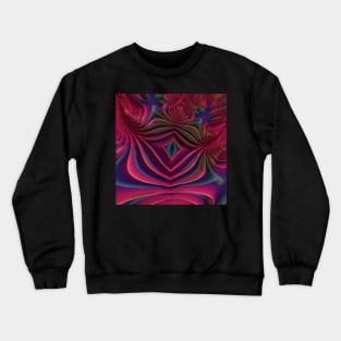 Fractal Rose Crewneck Sweatshirt